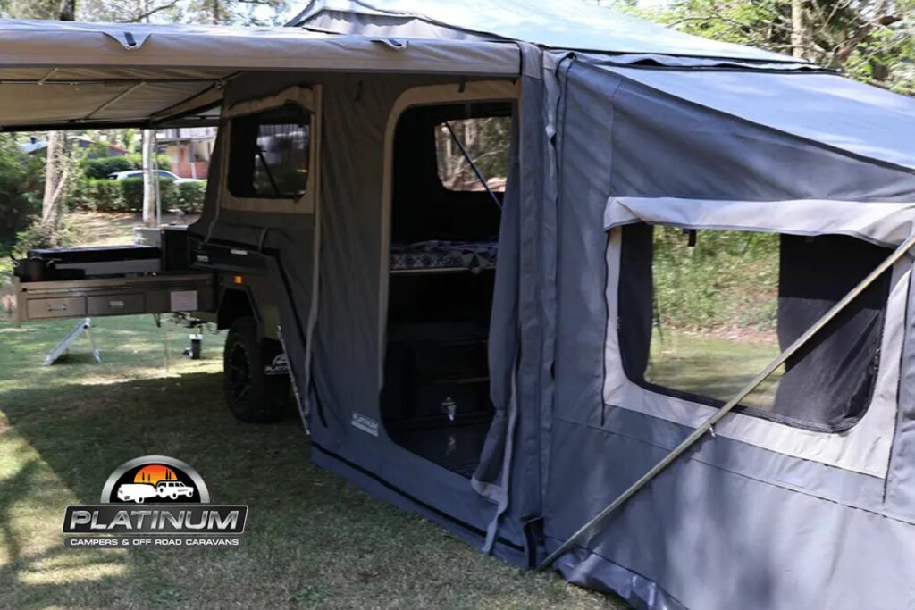 Rear Fold Camper Trailer
