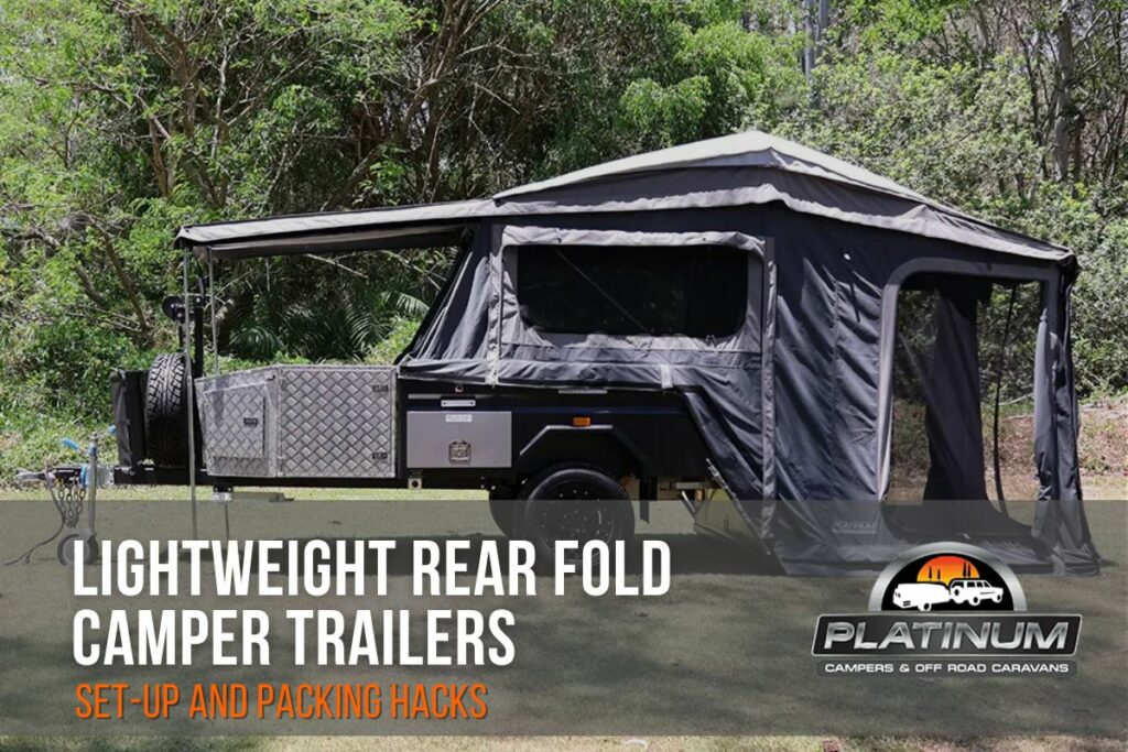 Lightweight Rear Fold Camper Trailers