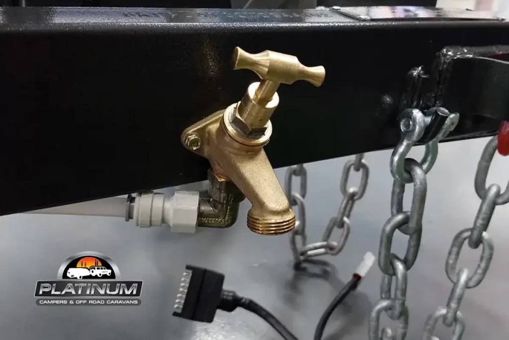water tank with faucet