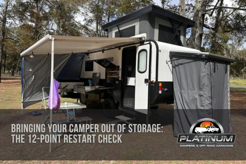 Bringing your camper out of storage