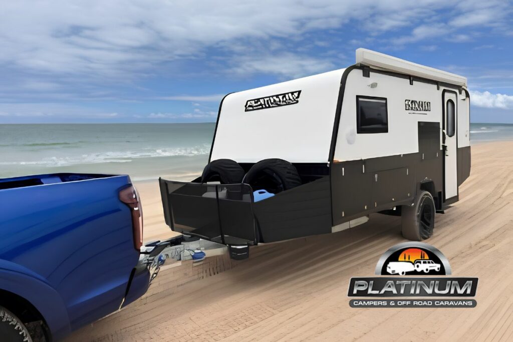 Balanced Towball height on a camper trailer
